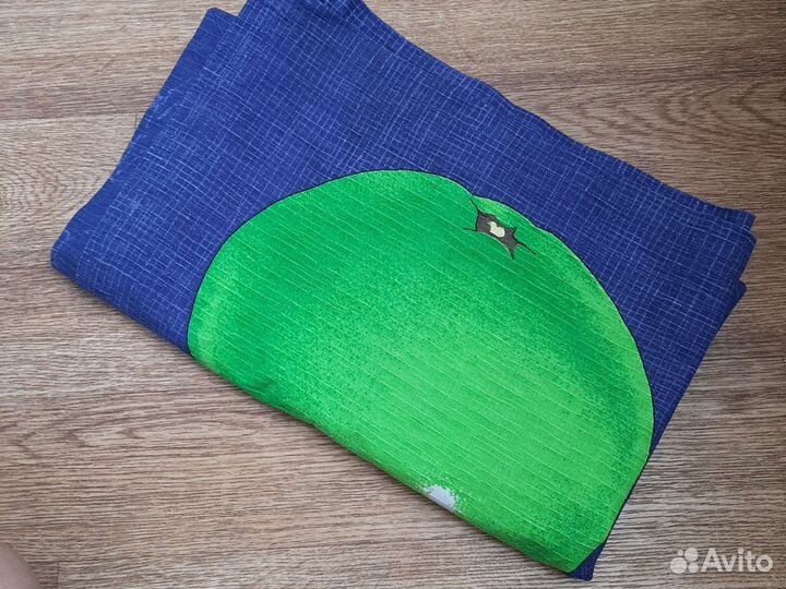 Синяя скатерть на стол