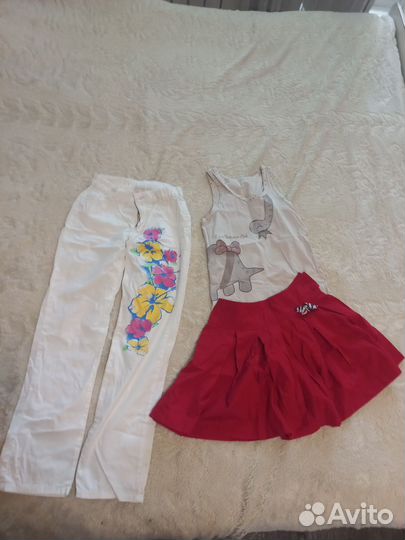 Вещи пакетом на девочку 134 размер