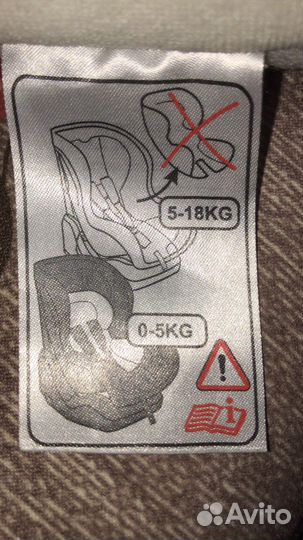 Подушка вкладыш в автолюльку для младенцев