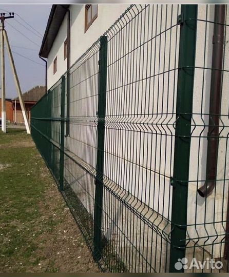 Забор из 3д сетки