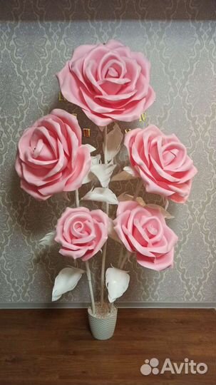 Гигантские большие цветы ростовые огромные розы