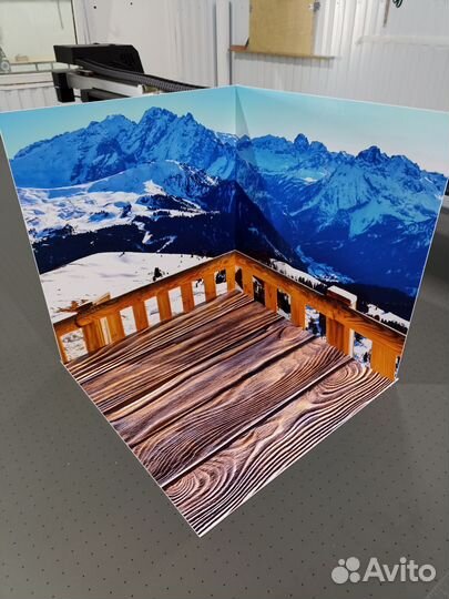 Фотофон для предметной съемки, 3d фотофон угловой