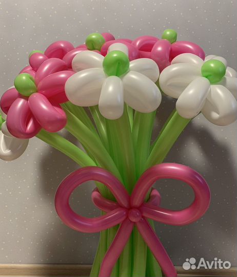 Цветы из воздушных шаров