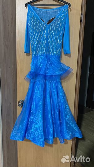 Платье для бальных танцев стандарт размер xs