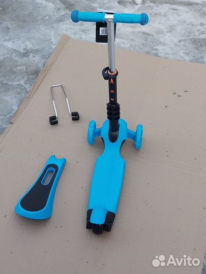 Самокат беговел 2в1 Навигатор кикборд