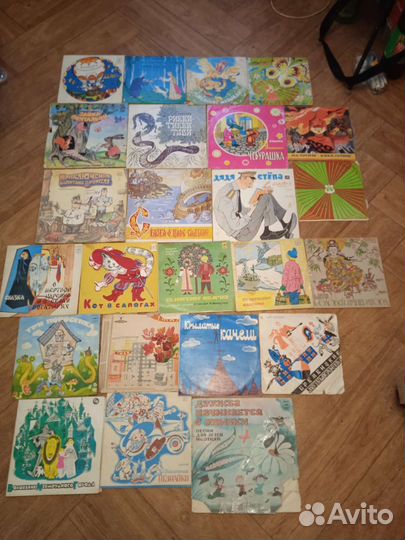 Пластинки рок, детские, из журнала Колобок и др