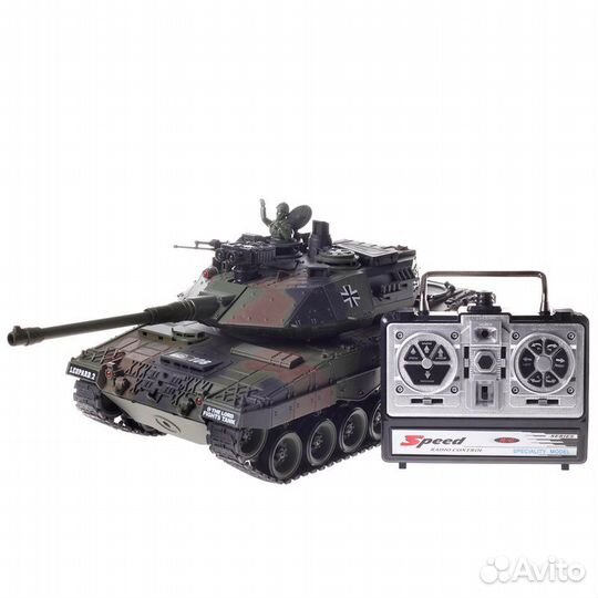 Танк Бундесвера Leopard 2 большой свет звук