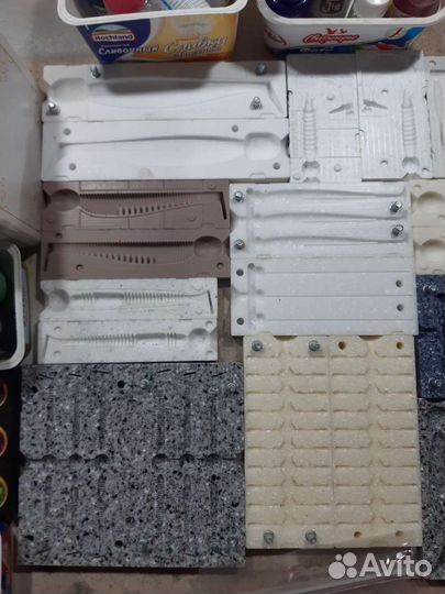 Формы для производства силиконовых приманок