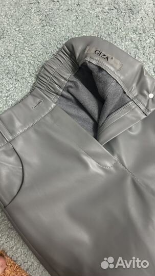 Штаны кожаные женские