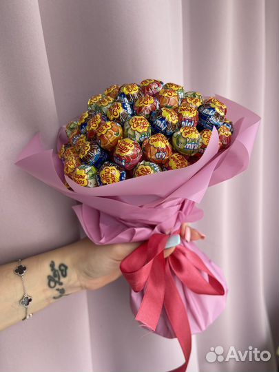 Букет из чупа чупсов