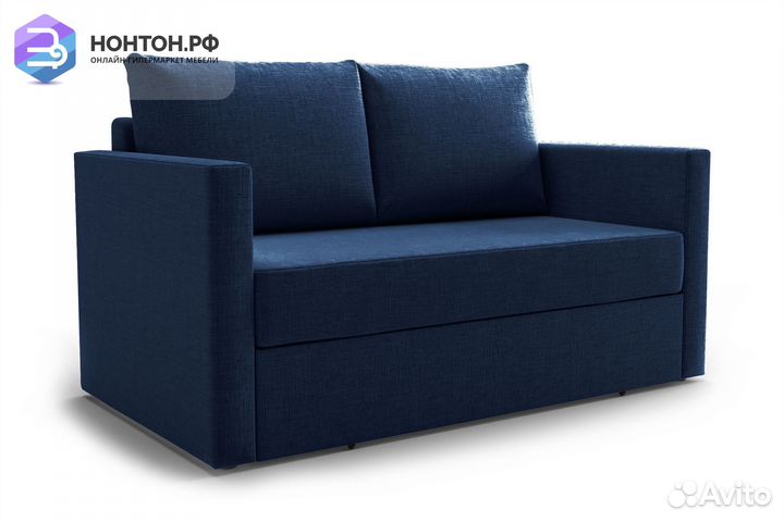 Диван выкатной Берг темно-синий