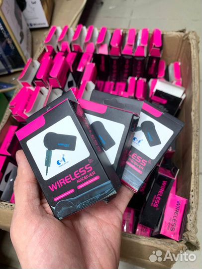 50 шт лот Bluetooth блютуз адаптер в машину с AUX