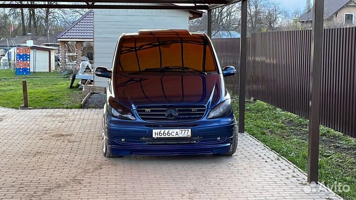 Передняя юбка wald на mersedes w639