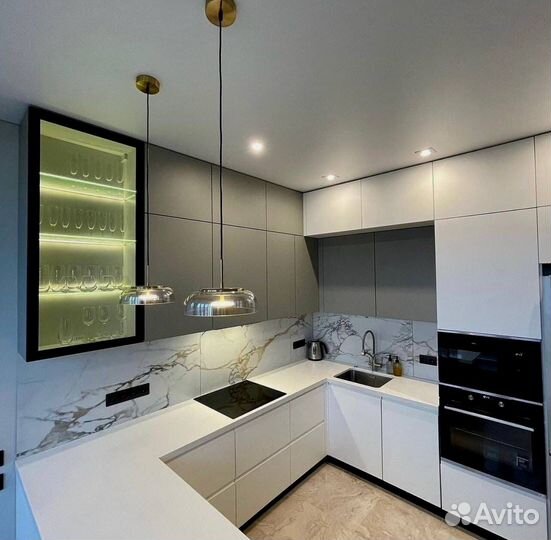 Кухонный гарнитур п образный от производителя на заказ