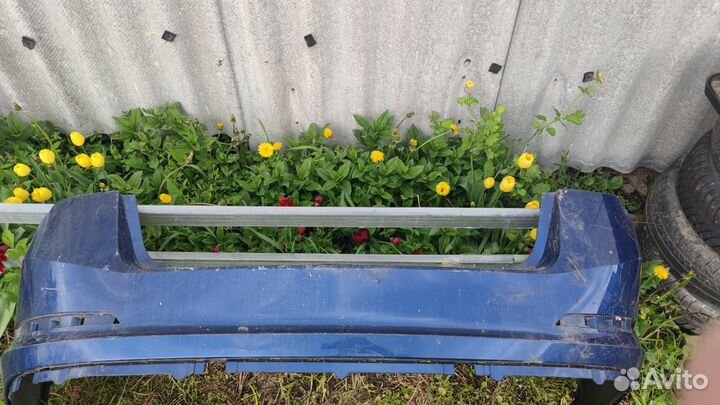 Задний бампер skoda