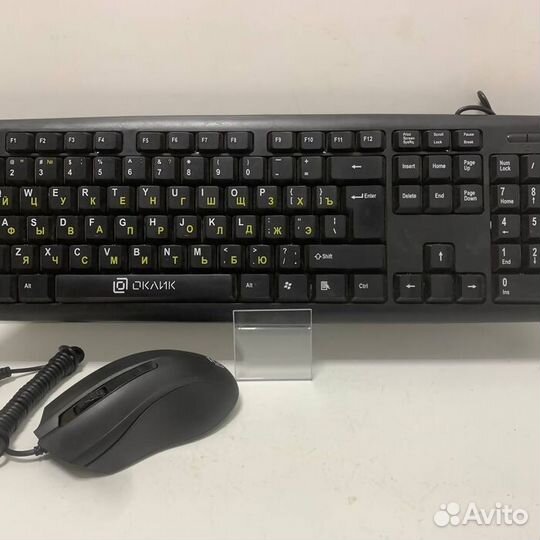 Клавиатура+мышь oklick HS-HKM100G (7422)