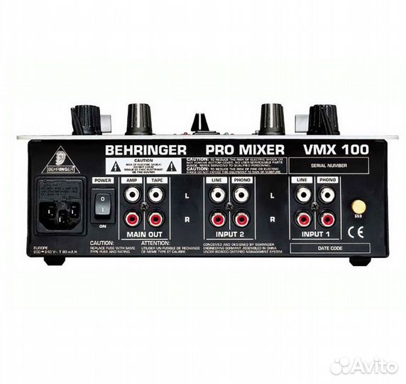 Behringer VMX 100 Pro Mixer - DJ-микшер