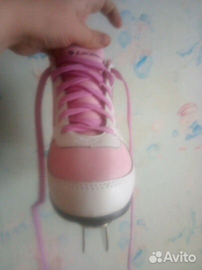 Коньки двухполозные на девочку на 32-33-34-35 рр