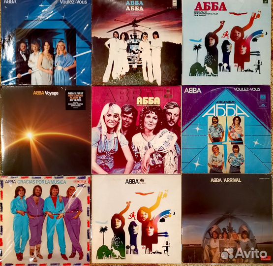 Виниловые пластинки Boney M, abba и другие