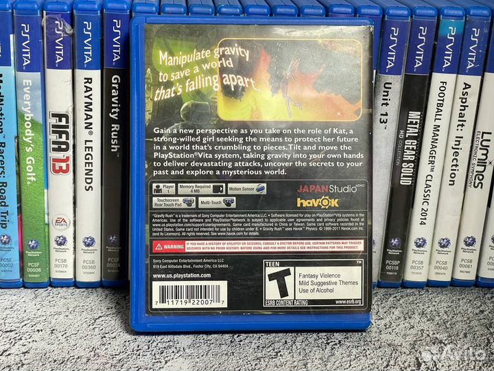 Игра Gravity Rush, для PS Vita (Eng)