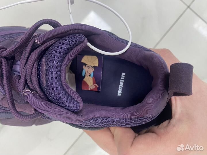 Кроссовки Balenciaga 3xl фиолетовые (37-41)