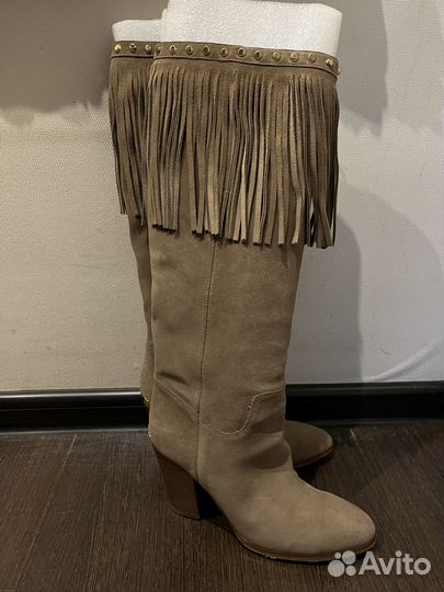 Сапоги женские натуральная кожа весенне-осенние