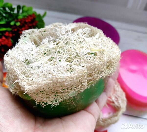 Мыло с люфой