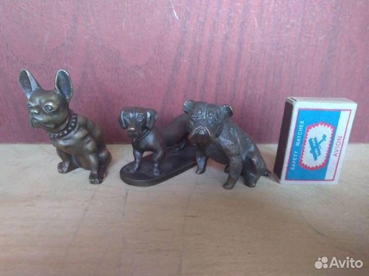 Бронза Бульдог Французский + Английский + Такса