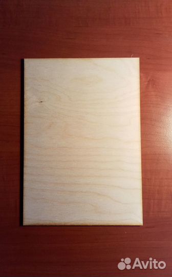 Доска для выжигания, А5, фанера толщина 3мм
