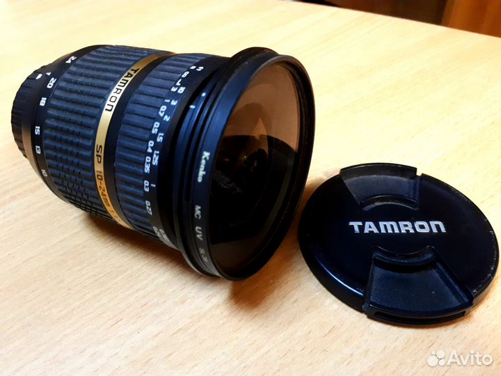 Объектив AF Tamron SP 10-24 + уф фильтр