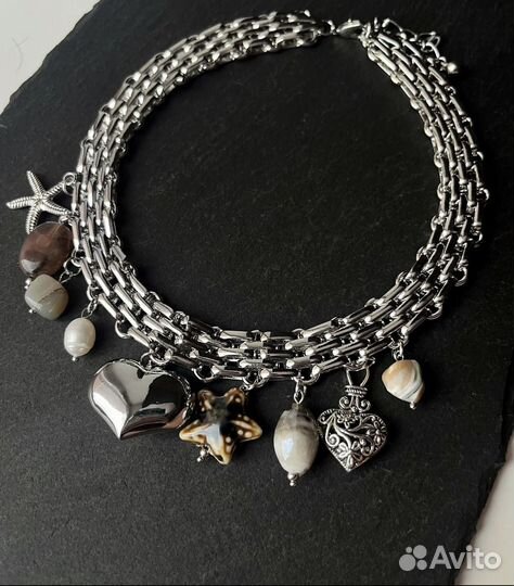 Колье в морском стиле poison drop