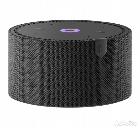 Яндекс.Станция Мини с часами Черный оникс