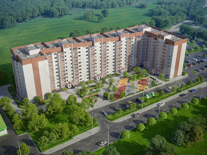 1-к. квартира, 48,3 м², 8/10 эт.