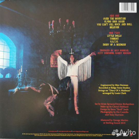 Винил Ozzy Osbourne – Diary Of A Madman LP Red/Bla