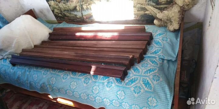 Гардина для штор деревянная старинная