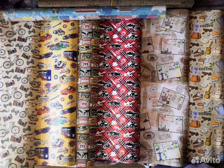 Бумага в рулоне, для упаковки подарка