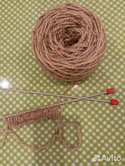 Пряжа твид шерсть 420 грамм