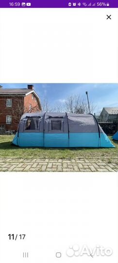 Палатка-дом 4-6и местная,трехкомнатная