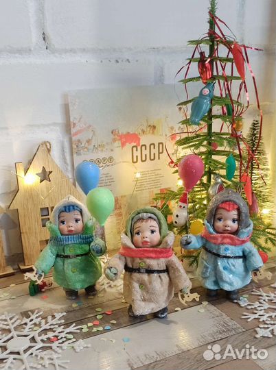 Елочные игрушки СССР