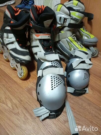 Роликовые коньки 2 шт