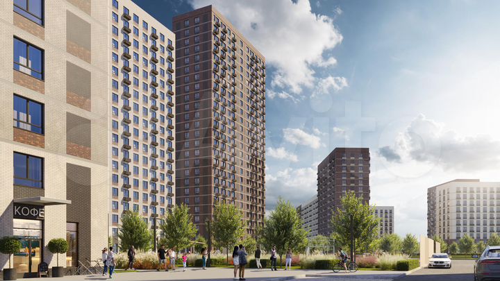 4-к. квартира, 86,6 м², 5/17 эт.