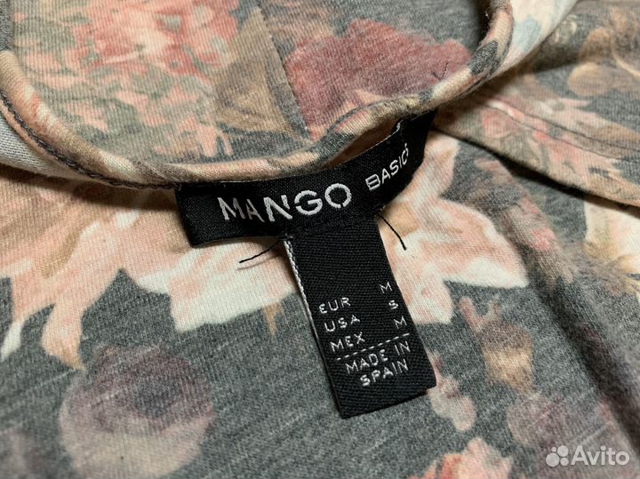 Лонгслив оверсайз mango basics