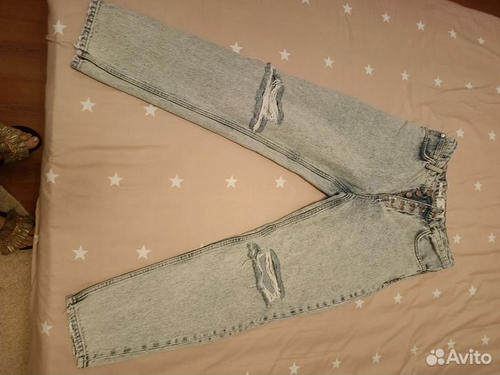 Джинсы mango mom 36