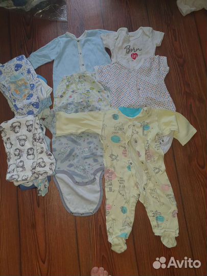 Вещи пакетом на мальчика от 0 до 1