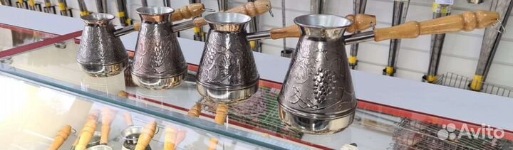 Турка для кофе медная