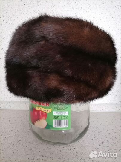 Шапка норковая женская