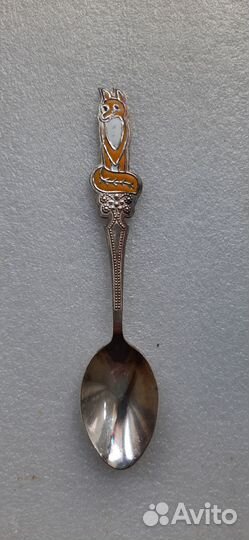 Ложки чайные,СССР. Мельхиор,серебрение,эмаль.Новые