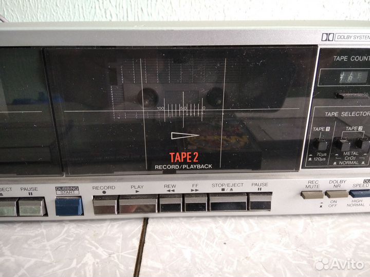 Дека 2-х кассетная 