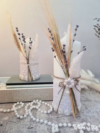 Подарочные (интерьерные) Свечи Ручной Работы