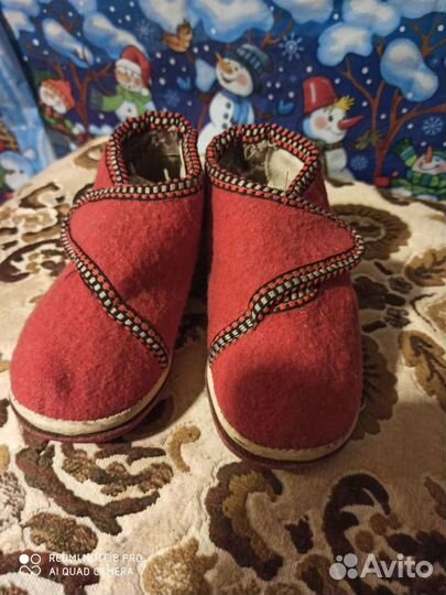 Винтажная детская зимняя обувь СССР 80-х годов